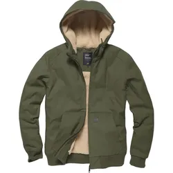 Vintage Industries Datton, Textiljacke wasserdicht - Hell Oliv - S