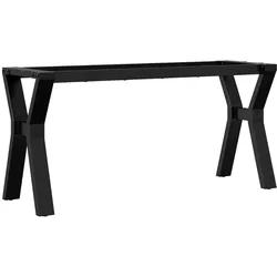 Helloshop26 - Y-förmige Couchtischbeine 90 x 30 x 43 cm robust stabil Industriestil schwarzer Stahl