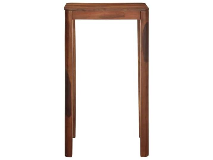 KDACVBMG Bartisch 60 x 60 x 107 cm Massivholz Akazien Hoher Tisch, massives Akazienholz, robuste Platte, Vintage-Charme, Küche, Wohnzimmer, Esszimmer, glatte Oberfläche