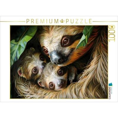 CALVENDO Puzzle Ein Motiv aus dem Kalender 'Tierkinder des Südens' | 1000 Teile Lege-Größe 64x48cm Foto-Puzzle für glückliche Stunden