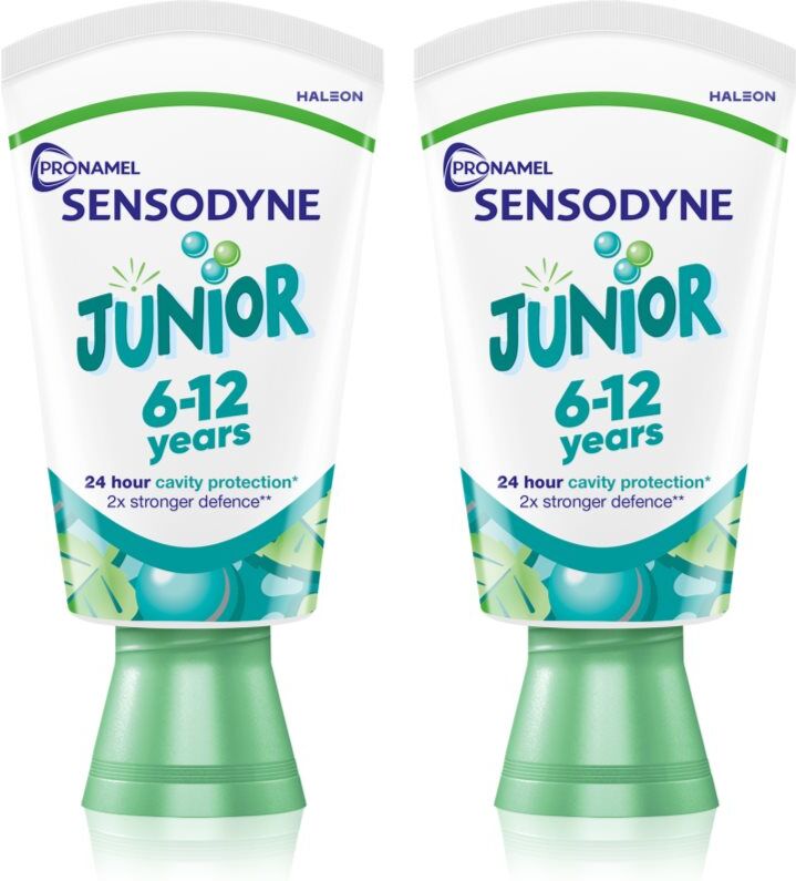 Sensodyne Pronamel Junior dentifrice pour enfants 6-12 Years 2x50 ml