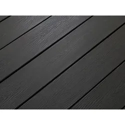 20x145 mm Kovalex® WPC-Massivdiele, Struktur/fein, graubraun, mattiert, Vollprofil Längen:1,00 bis 6,00m