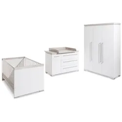 Paidi Babyzimmer-Set Kira 4tlg. Dekor Weiß