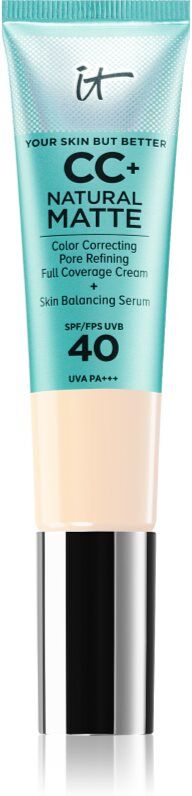 IT Cosmetics Your Skin But Better CC+ Natural Matte CC cream for a matt look SPF 40 Fair Warm 32 ml