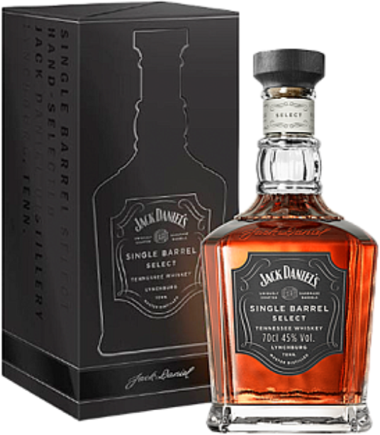 Jack Daniel Distillery Jack Daniel's Single Barrel Estuche Silueta Cadeau