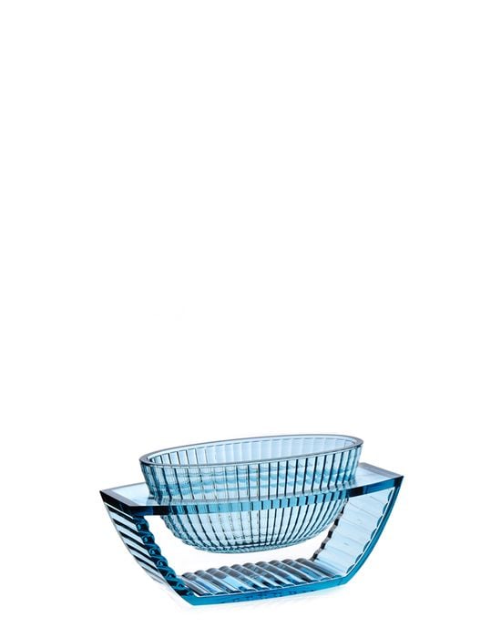 Kartell U Shine Schale (blau transparent) blau transparent 01218E4