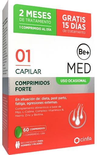 Be+ Med Capilar Uso Ocasional Forte 60comp