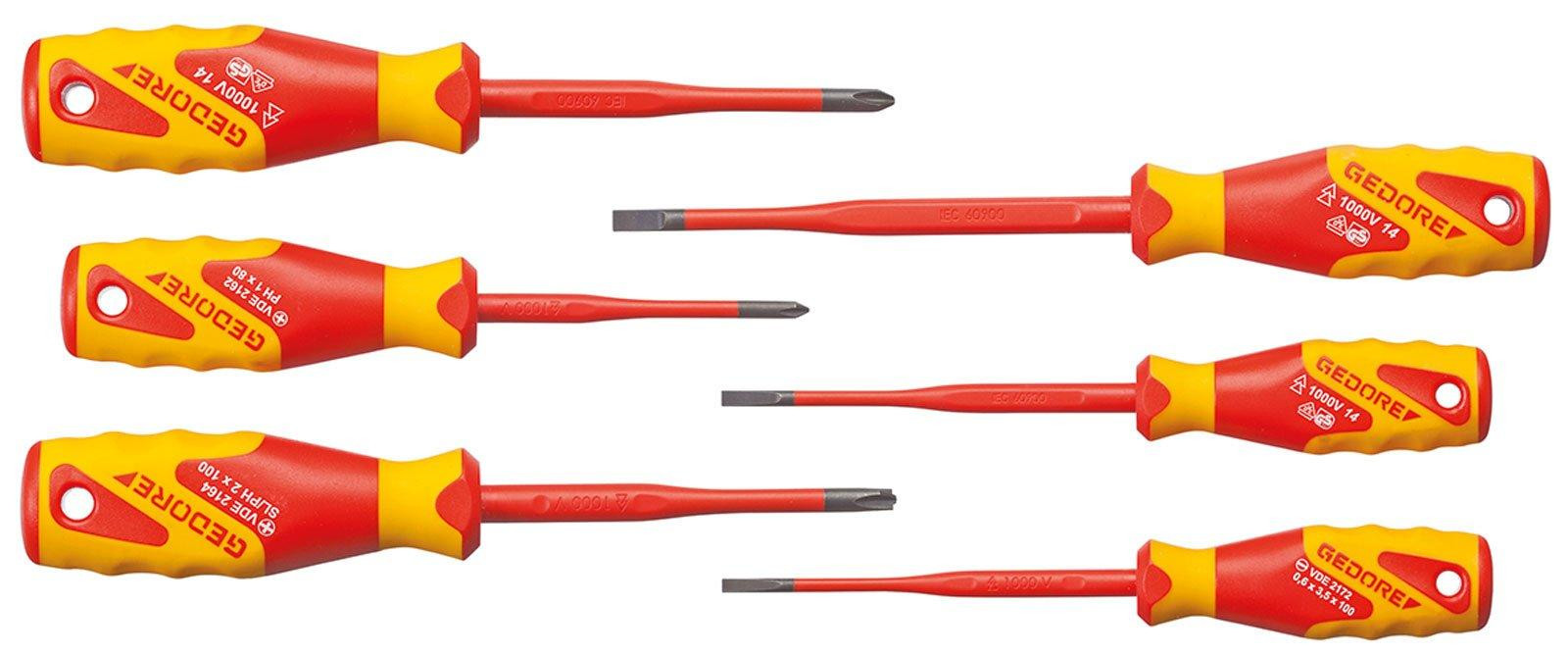 Gedore VDE Slim Drive schroevendraaierset, 6-delig, 2928701
