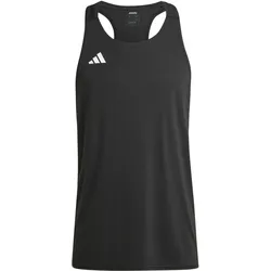 Adidas, Herren, Sportshirt, Adizero E Singlet Laufshirt (XL), Schwarz, XL