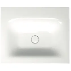 Einbauwaschtisch „BetteLux“, ohne Überlauf, ohne Hahnlochbohrung 60 × 49,5 cm in Smoke