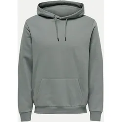 Sweatshirt mit Kapuze Grau XL