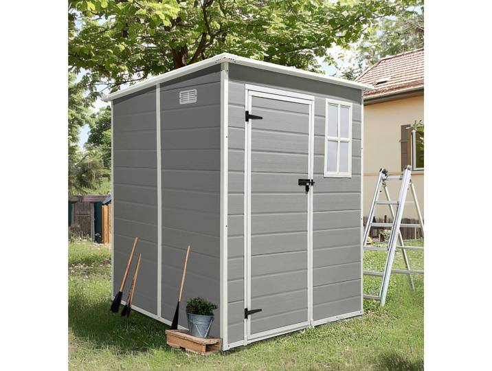 Gartenhaus Brest versperrbar 181x197x181 cm, grau
