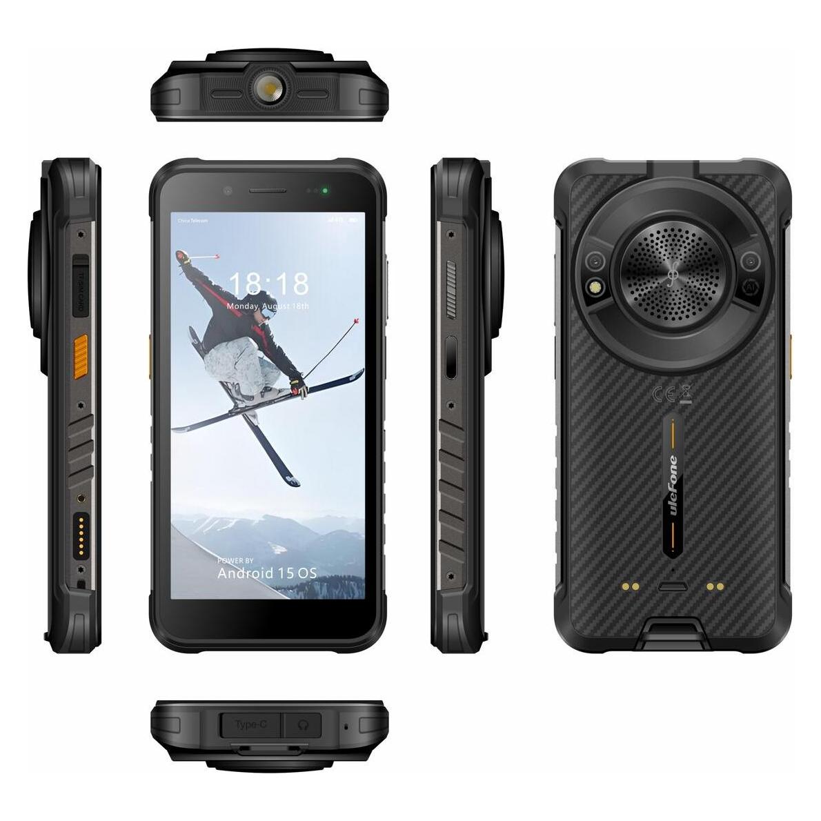 Ulefone RUGKING 8+128GB 4G BLACK OEM (128 GB, Schwarz, 5.99", Dual SIM, 4G) (RUGKING-128GB-BLACK)