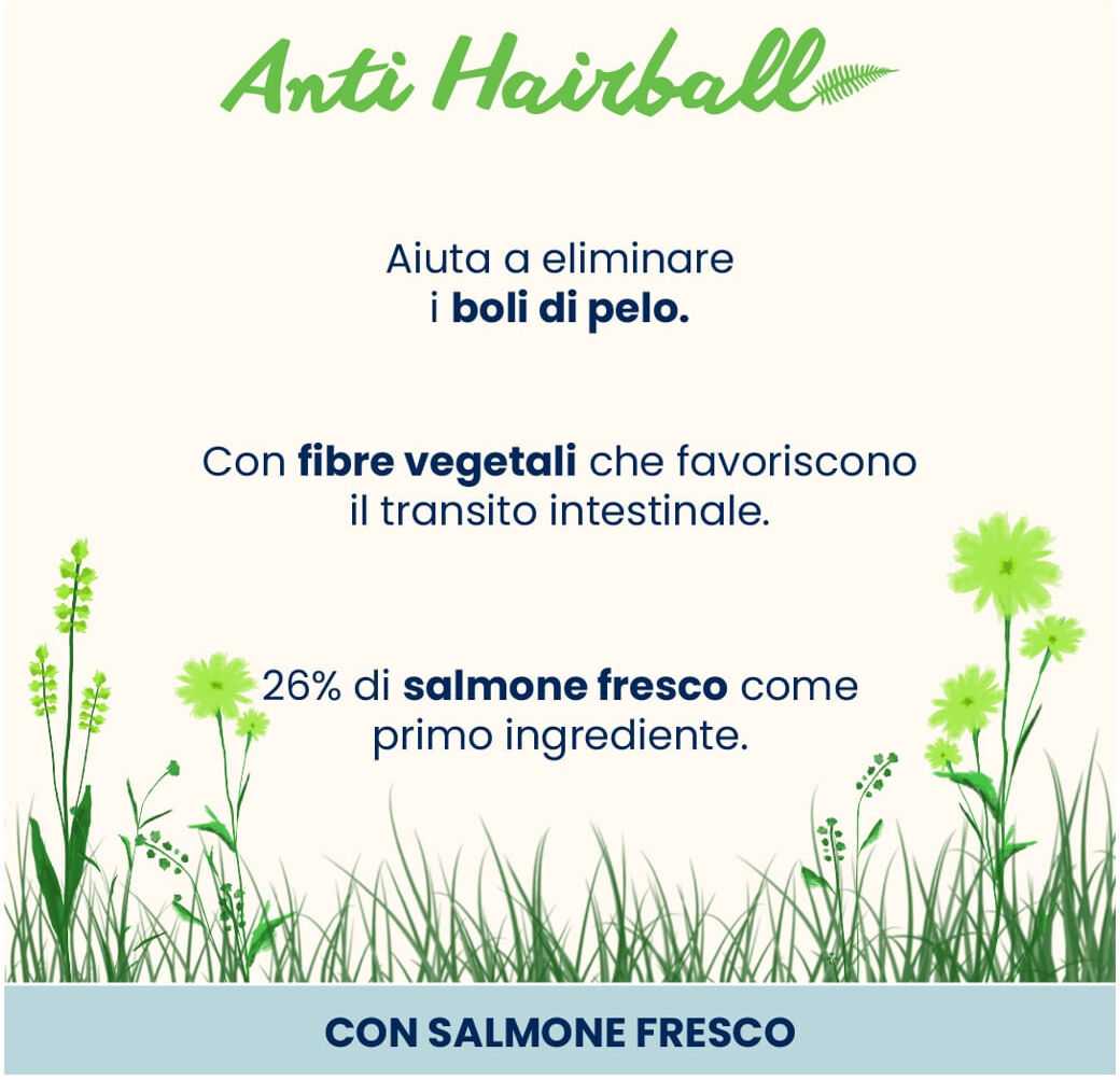 ALMO NATURE Almo Holistic Cat Hairball Salmone 2KG