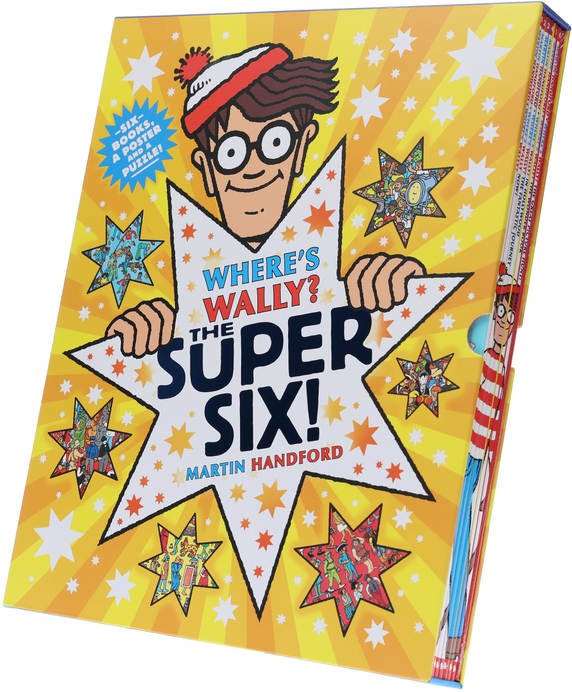 Where's Wally? The Super Six! by Martin Handford 6 Books Collection Set - Ages 7-9 - Paperback Walker Books Ltd