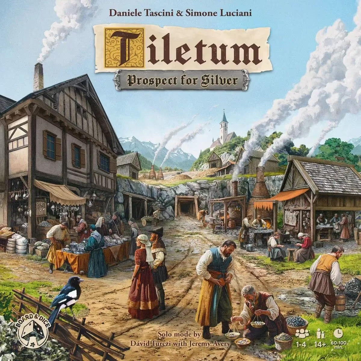 Tiletum: Prospect for Silver Expansion for Board And Dice Board Game