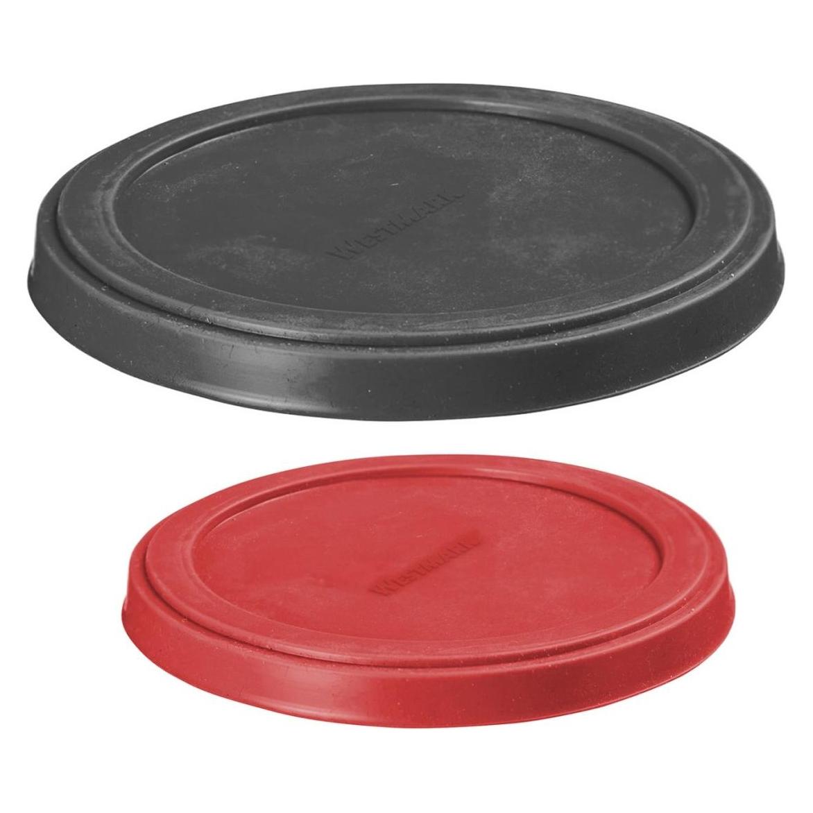 Westmark Frischhalte-Abdeckhauben rot, schwarz, 2 St. (1x) (23142270)