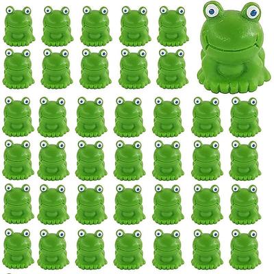 kleiner Frosch - Mini-Tiere aus Kunstharz, Mini-Frösche als Gartendeko, grüne Froschfiguren aus Kunstharz, Herausforderung, Frosch-Versteckspiel, Miniatur-Moos-Landschaft für den Feengarten