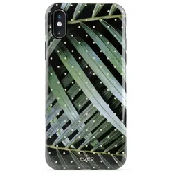 PURO Glam Tropical Leaves - Hülle für iPhone Xs Max (Brilliant Leaves)