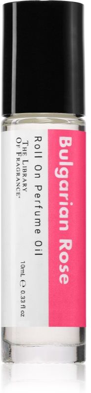 The Library of Fragrance Bulgarian Rose huile pour le corps roll-on mixte 10 ml