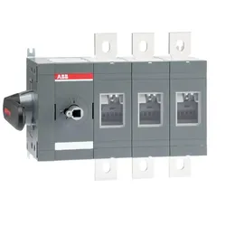 ABB OT800ES03K Lasttrennschalter 3-polig 800 A, mit direkt mont. Griff seitliche Betätigung links