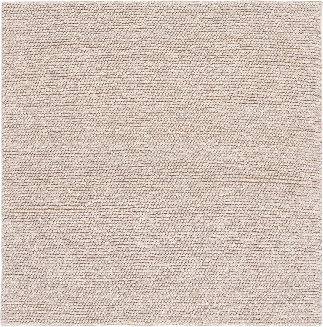 House of Hampton Natura Solid Color Area Rug In Beige Beige Square 122 cm