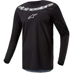 Alpinestars, Herren, Velotrikot, T-Shirt Offroad Mx Fluid (M), Schwarz, M