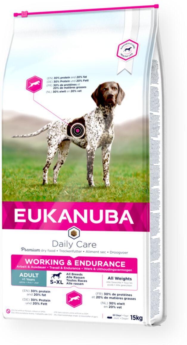 Eukanuba Dog Adult Daily Care Working&Endurance al Pollo 15KG