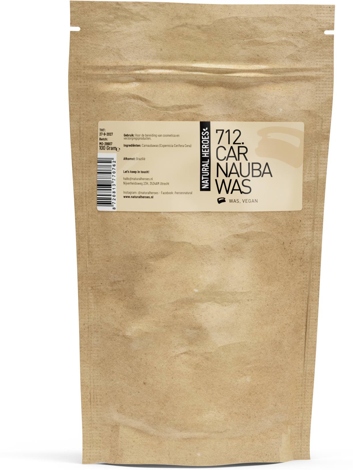 Natural Heroes Carnaubawas - 100 gram
