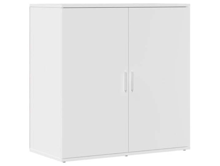 HGFDVCMR Sideboard Weiß 79x38x80 cm Holzwerkstoff Beistellschrank Vielseitiger Aufbewahrungsschrank für Wohnzimmer und Schlafzimmer mit robuster Ablagefläche und hoher Stabilität.