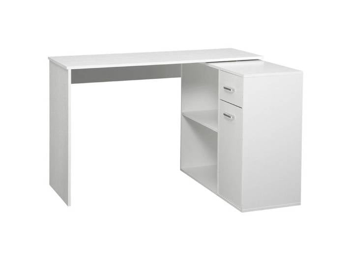 Bureau d'angle ou droit modulable SKEEZ blanc