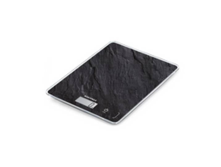 SOEHNLE Balance de cuisine « Page Compact 300 », argent/noir (Ardoise)