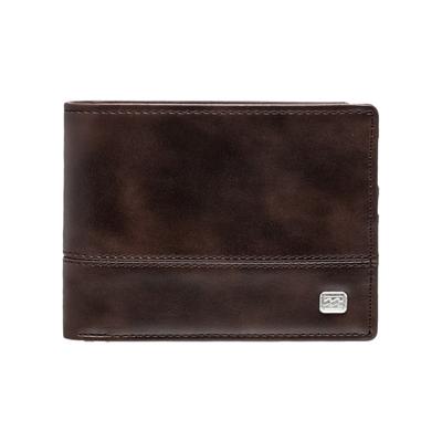 Brieftasche BILLABONG "Dimension", Herren, braun (chocolate), Kunstfaser, Kleinlederwaren Brieftasche