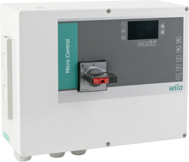 Wilo Appareil de commande MS-L-2x4kW-DOL, commande 2 pompes submersibles (2539745)