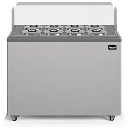 Speiseeisvitrine Zanzibar 8 mit statischer Kühlung und 8x7L Kapazität