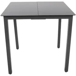 VCM Gartentisch 80 cm grau, 80x73x80 cm