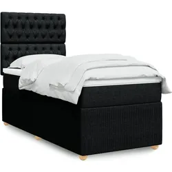 vidaXL, Boxspringbett, Mackenzie (Knopfheftung Design) (140 x 200 cm)