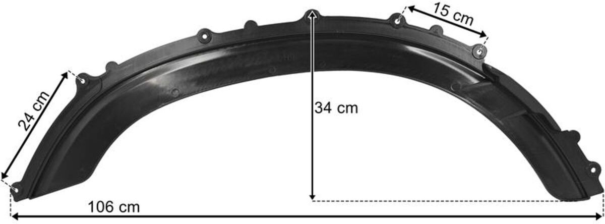 Pacol Ampliamento, parafango DAF-MG-041L