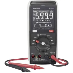 Voltcraft, Multimeter, (VC-12884310+VC-18652745) (CAT III 600V, Hand-Multimeter)