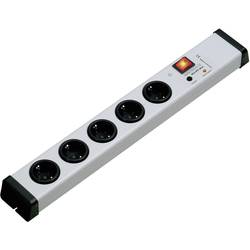 Ehmann 0206x00052300 Steckdosenleiste mit Schalter 5fach Weiß ohne Stecker 1 St.