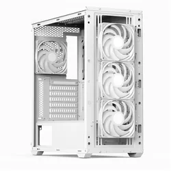 AeroCool B502A-WT-v1 (ATX, mATX, Mini-ITX), PC Gehäuse, Mehrfarbig, Weiss