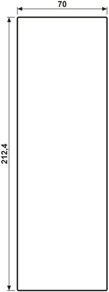 Jung Großflächenwippe Tür auf senkrMontage ES 2993 P (ES2993P)