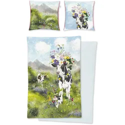 Bettwäsche MAGIC-K Satin ( 135x200cm, 1 Kissen 80x80) - 135x200cm, 1 Kissen 80x80