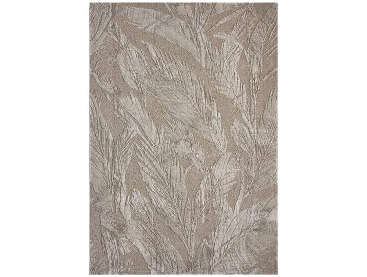 Webteppich, beige, Federn PLUMA