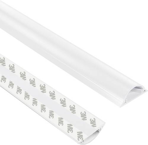 TRU COMPONENTS Kabelbrücke 1572567 PVC Weiß Anzahl Kanäle: 1 1000mm Inhalt: 1m