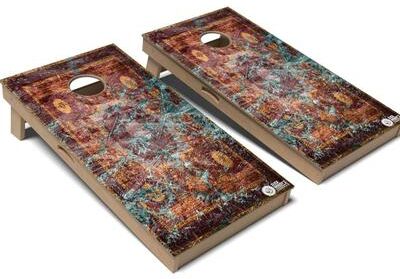 Skip's Garage Bohemian Calliope Cornhole Board Set