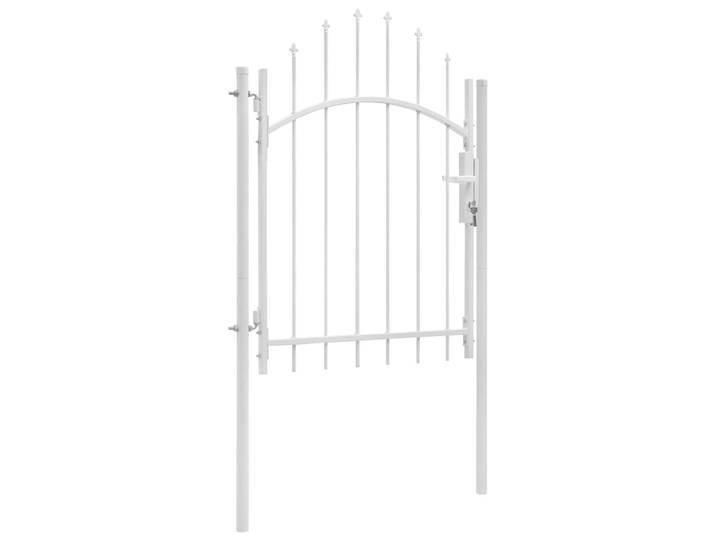 vidaXL Gartentor Woerden Stahl 1x1,5 m Weiß