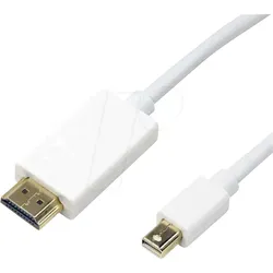 ICOC-MDP-020H - Mini-Displayport Kabel, Mini-DP-HDMI, 1080p, 2,0 m