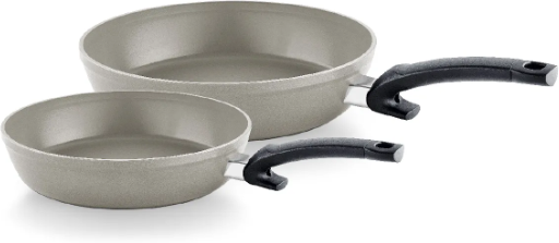 Ⓜ️🔵🔵🔵 Fissler  Set Padelle - Set 2 pezzi, Serie Ceratal Comfort, Rivestimento ceramico,