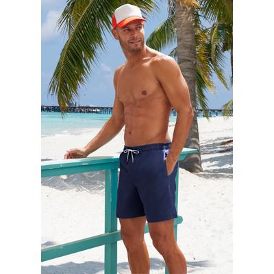 Badeshorts O'NEILL "O'NEILL VERT 16'' SWIMSHORTS", Herren, Gr. L, N-Gr, blau (ink blau), Obermaterial: 100% Polyamid, Badehosen Badeshorts, mit elastischem Bund, schnell trocknend, normale Passform